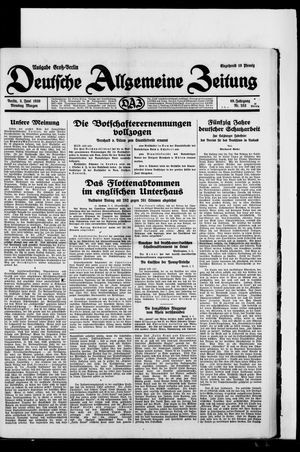 Deutsche allgemeine Zeitung vom 03.06.1930