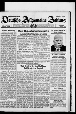 Deutsche allgemeine Zeitung vom 05.06.1930