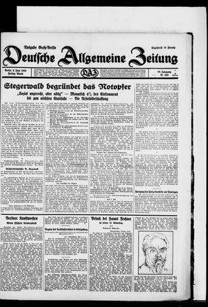 Deutsche allgemeine Zeitung vom 06.06.1930