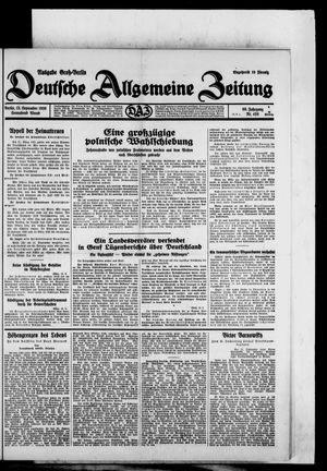 Deutsche allgemeine Zeitung vom 13.09.1930