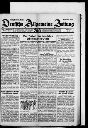 Deutsche allgemeine Zeitung vom 03.12.1930