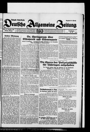 Deutsche allgemeine Zeitung vom 23.12.1930