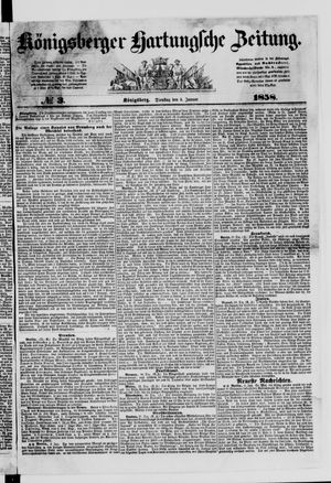 Königsberger Hartungsche Zeitung on Jan 5, 1858