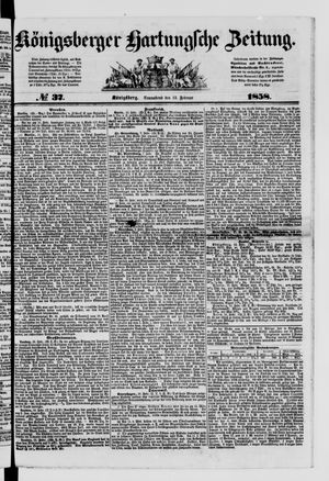 Königsberger Hartungsche Zeitung on Feb 13, 1858