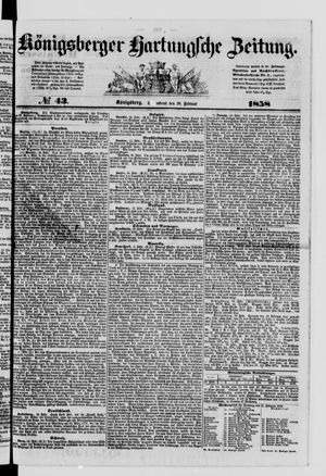 Königsberger Hartungsche Zeitung on Feb 20, 1858