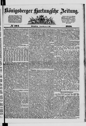 Königsberger Hartungsche Zeitung on May 6, 1858