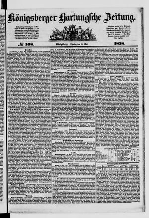 Königsberger Hartungsche Zeitung vom 11.05.1858