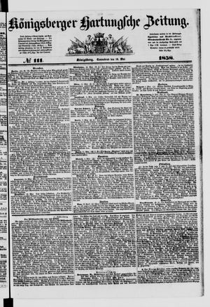 Königsberger Hartungsche Zeitung on May 15, 1858