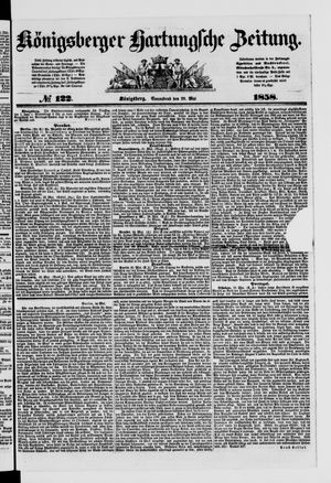 Königsberger Hartungsche Zeitung vom 29.05.1858