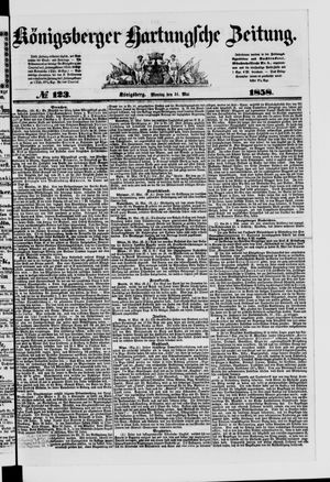 Königsberger Hartungsche Zeitung vom 31.05.1858