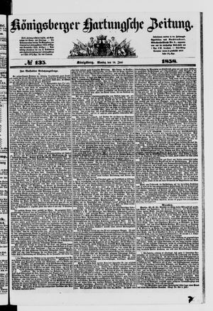 Königsberger Hartungsche Zeitung vom 14.06.1858