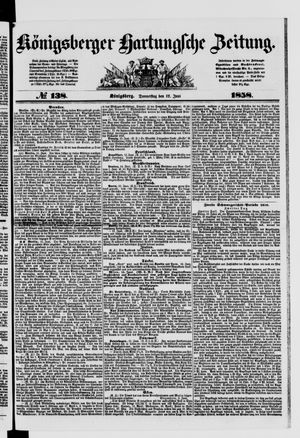 Königsberger Hartungsche Zeitung vom 17.06.1858