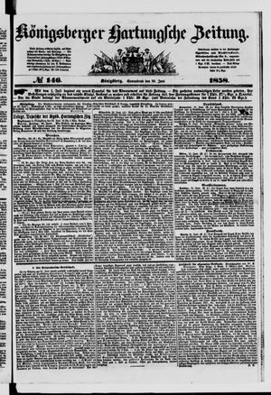 Königsberger Hartungsche Zeitung vom 26.06.1858