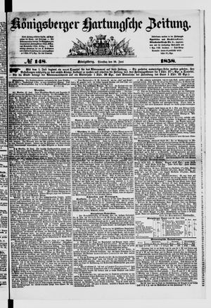 Königsberger Hartungsche Zeitung on Jun 29, 1858