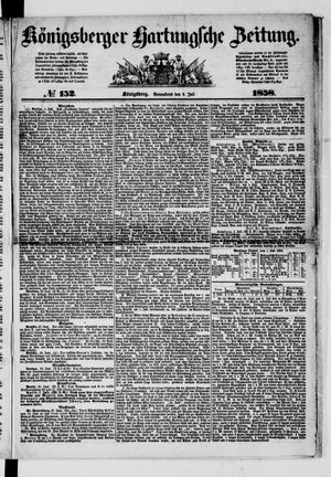 Königsberger Hartungsche Zeitung on Jul 3, 1858