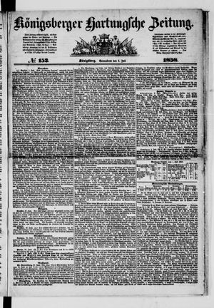 Königsberger Hartungsche Zeitung vom 03.07.1858