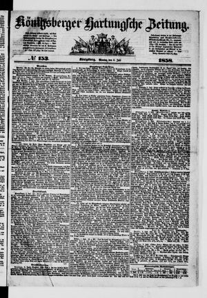 Königsberger Hartungsche Zeitung on Jul 5, 1858
