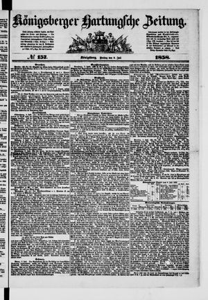 Königsberger Hartungsche Zeitung vom 09.07.1858