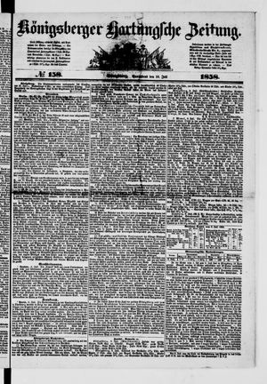 Königsberger Hartungsche Zeitung vom 10.07.1858