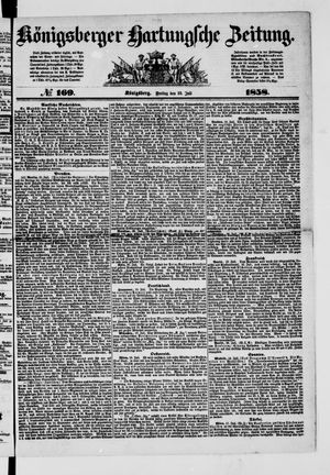 Königsberger Hartungsche Zeitung vom 23.07.1858