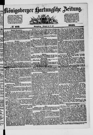 Königsberger Hartungsche Zeitung on Jul 28, 1858