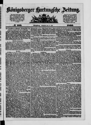 Königsberger Hartungsche Zeitung vom 14.07.1860