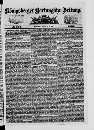 Königsberger Hartungsche Zeitung vom 15.07.1860