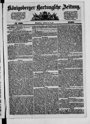 Königsberger Hartungsche Zeitung vom 18.07.1860