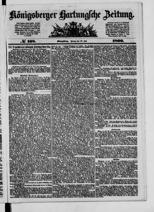 Königsberger Hartungsche Zeitung vom 20.07.1860