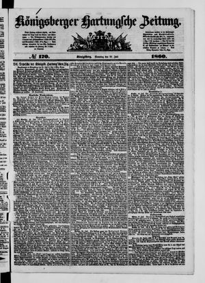 Königsberger Hartungsche Zeitung vom 22.07.1860