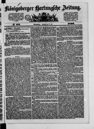 Königsberger Hartungsche Zeitung vom 24.07.1860