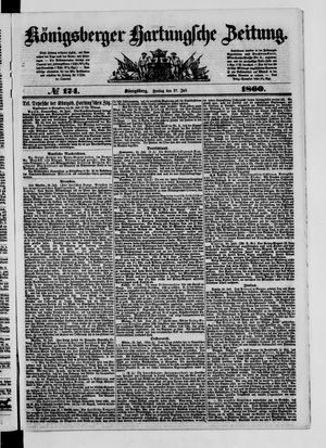 Königsberger Hartungsche Zeitung vom 27.07.1860