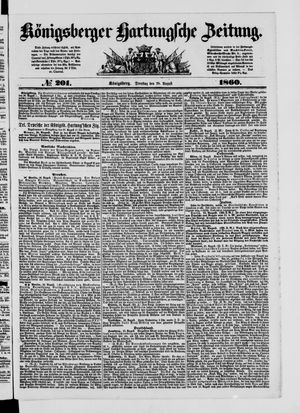 Königsberger Hartungsche Zeitung vom 28.08.1860