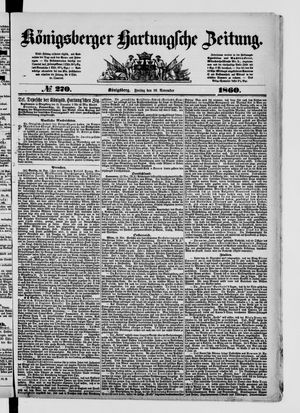 Königsberger Hartungsche Zeitung vom 16.11.1860