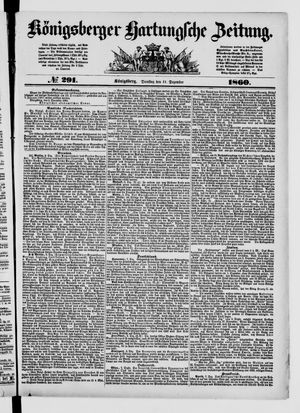 Königsberger Hartungsche Zeitung vom 11.12.1860