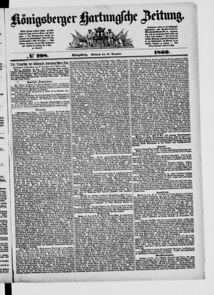 Königsberger Hartungsche Zeitung vom 19.12.1860