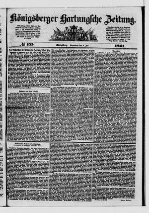 Königsberger Hartungsche Zeitung vom 06.07.1861