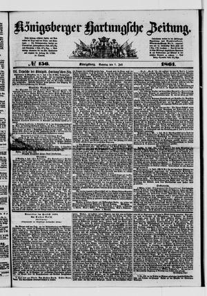 Königsberger Hartungsche Zeitung vom 07.07.1861
