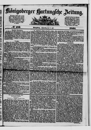 Königsberger Hartungsche Zeitung vom 11.07.1861
