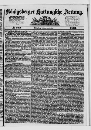 Königsberger Hartungsche Zeitung on Jul 16, 1861