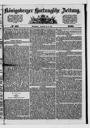 Königsberger Hartungsche Zeitung on Jul 25, 1861