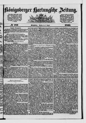 Königsberger Hartungsche Zeitung on Aug 6, 1861