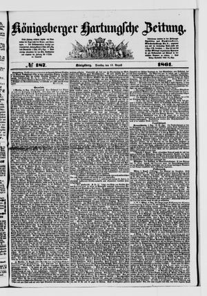 Königsberger Hartungsche Zeitung vom 13.08.1861