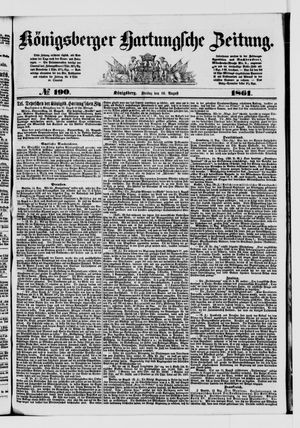Königsberger Hartungsche Zeitung vom 16.08.1861