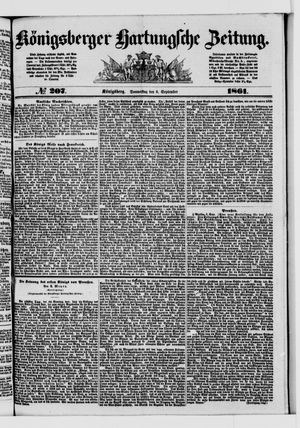 Königsberger Hartungsche Zeitung on Sep 5, 1861