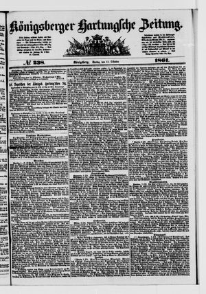 Königsberger Hartungsche Zeitung vom 11.10.1861