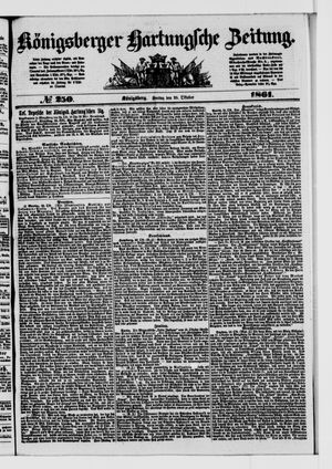 Königsberger Hartungsche Zeitung vom 25.10.1861