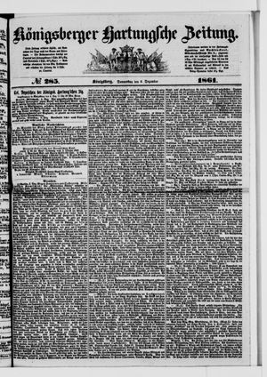 Königsberger Hartungsche Zeitung vom 05.12.1861