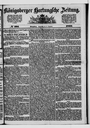 Königsberger Hartungsche Zeitung vom 12.12.1861