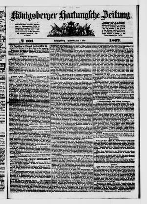 Königsberger Hartungsche Zeitung vom 01.05.1862